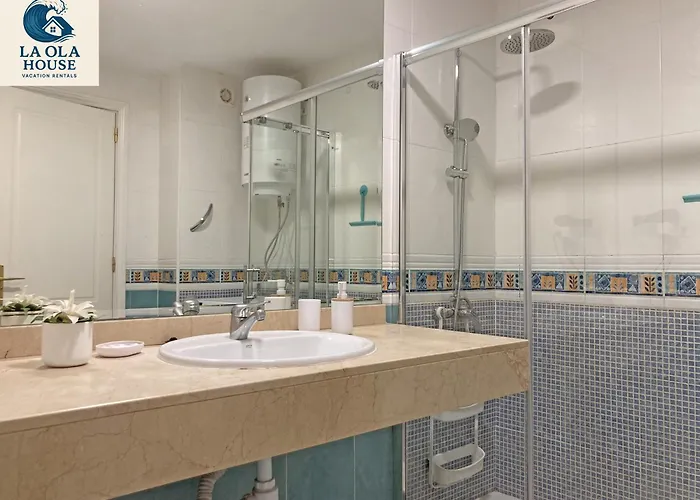 公寓 La Ola House Precioso Con Piscina